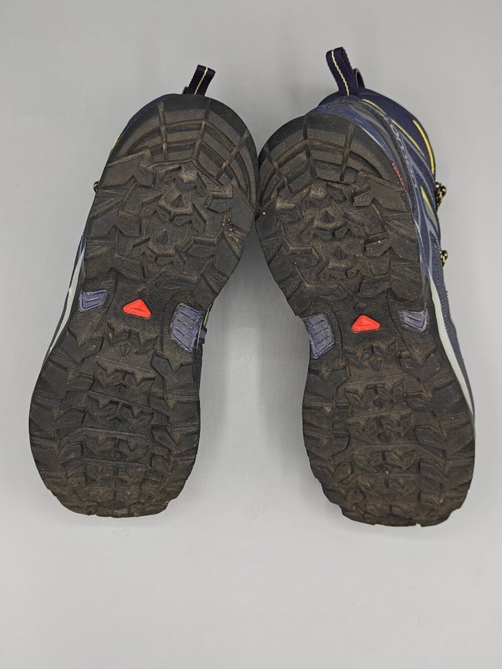 Salomon X Ultra 3 Mid GTX Boots Women’s 8 Blue / Lime Waterproof Hike Snow - Picture 8 of 12